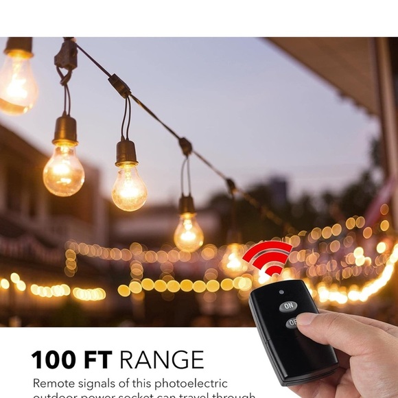 Outdoor/Indoor Wireless Outlet with Remote - Picture 5 of 6